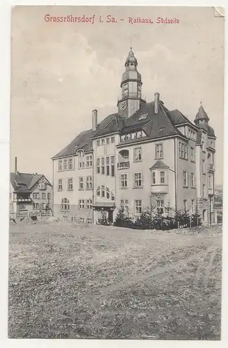 Ak Teplitz Schönau Deutsches Haus mit Kaiserbad 1913 teplice Ceska Cz  (A3705