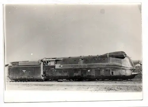 Foto Dampflokomotive 03 1081 mit Vollverkleidung Baujahr 1940 Schnellzuglokomoti