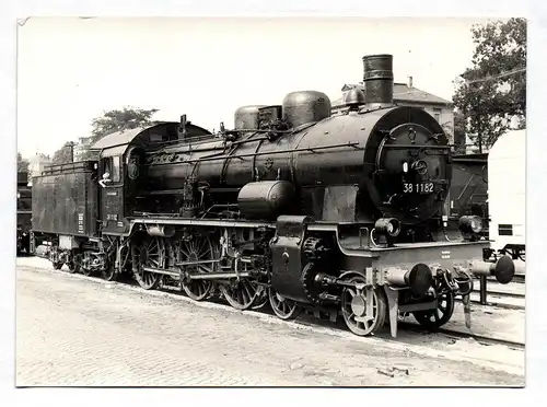 Foto Dampflok 38 1182 Dampflokomotive 1960er 1970er