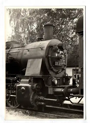 Foto Dampflokomotive 55 2071 Dampflok 1960er 1970er