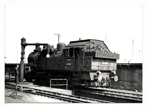 Foto 1960er 1970er Dampflok 94 1582 Dampflokomotive