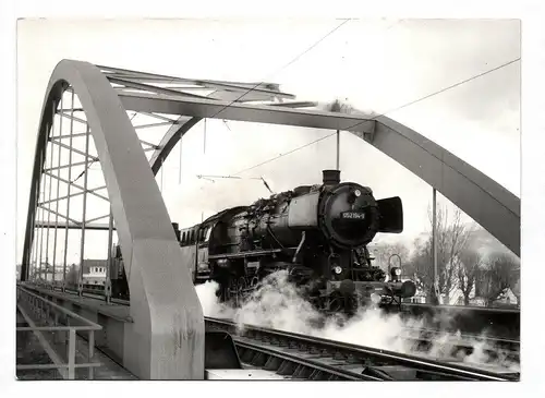 Foto 1960er 1970er Eisenbahn 052 194-9 Dampflok