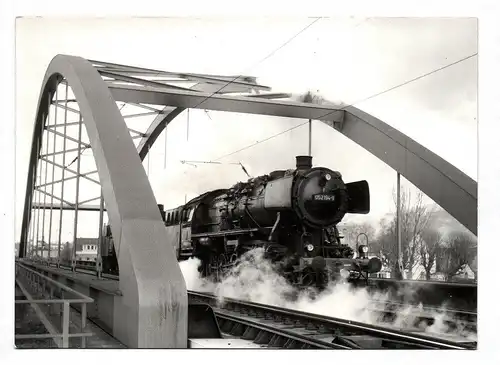 Foto 1960er 1970er Eisenbahn 052 194-9 Dampflok 