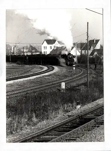 Foto Dampflokomotive 44 434 Dortmund-Mengede 03.02.1977