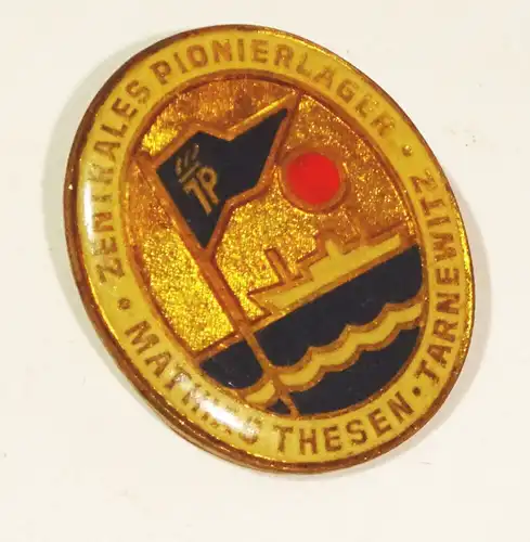 DDR Abzeichen Zentrales Pionierlager Mathias Thesen Tarnewitz 