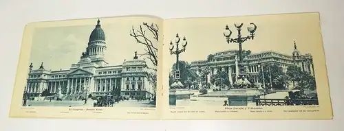 Konvolut Argentinien Buenos Aires 1929 Zeitungen Bildband Reklame 