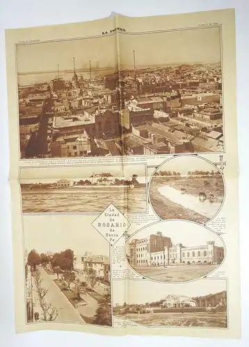 Konvolut Argentinien Buenos Aires 1929 Zeitungen Bildband Reklame 