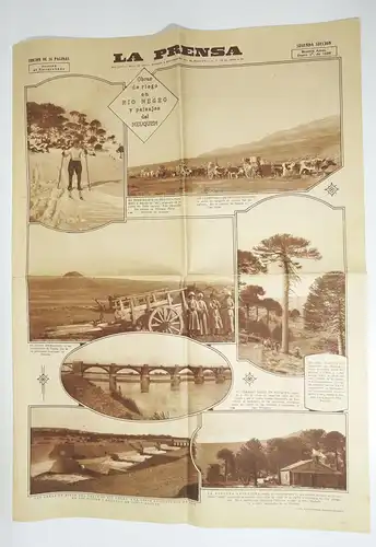 Konvolut Argentinien Buenos Aires 1929 Zeitungen Bildband Reklame 