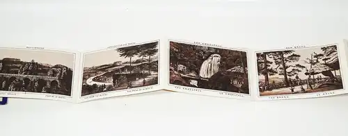 Leporello Sächsische Schweiz um 1890 Ansichten views Elbsandsteingebirge