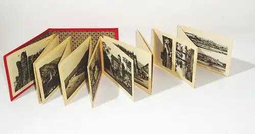 Leporello Sächsische Schweiz Ansichten um 1890er 