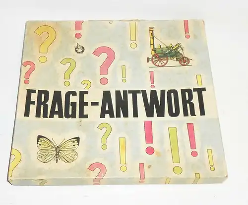 Frage - Antwort Spiel DDR Drehscheibe Magnetzeiger Retro Vintage !