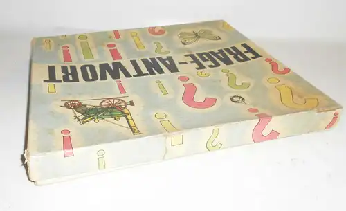 Frage - Antwort Spiel DDR Drehscheibe Magnetzeiger Retro Vintage !