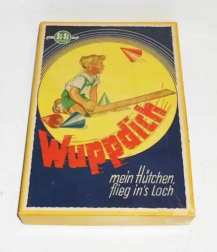 Si-Si Wuppdich mein Hütchen flieg ins Loch 1959 DDR Hütchenspiel Nr.125