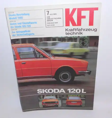 KFT Kraftfahrzeugtechnik Zeitschrift 7 Juli 1980 Skoda 120L Citröen !