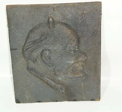 Metallplatte Plakette Relief Guss Lenin CCCP UdSSR DDR Kommunismus Deko vintage