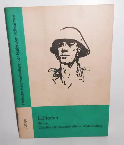 NVA Heft 1983/84 Leitfaden für die gesellschaftliche Weiterbildung (H7