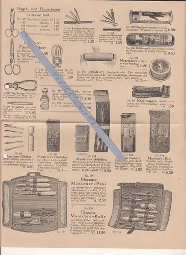 Prospekt Spezialhaus für Rasierbedarf Jarke Berlin Rasiermesser Zubehör 1920  D7