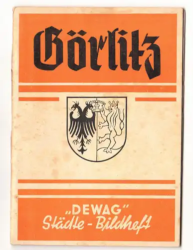 Dewag Städte Bildheft GÖRLITZ 1953 kleiner Bildband Reiseführer ! (H4