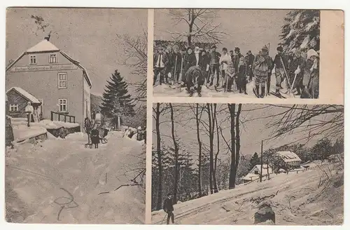 Ak Wintersportplatz und Luftkurort Schwalbental a.d. Meißner um 1925 ! (A427