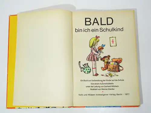 Bald bin ich ein Schulkind 1977 DDR Klassiker