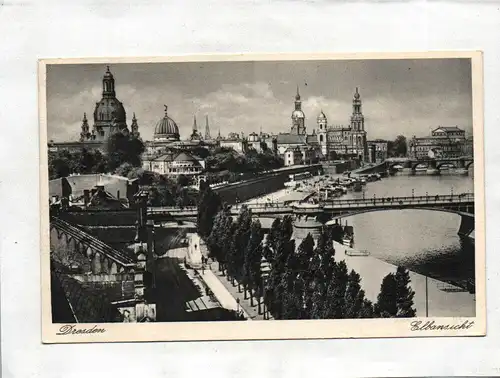 Ak Dresden Elbansicht 1935