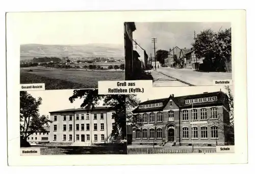 Foto Ak Gruß aus Rottleben Kyffhäuser Mehrbild um 1940 !