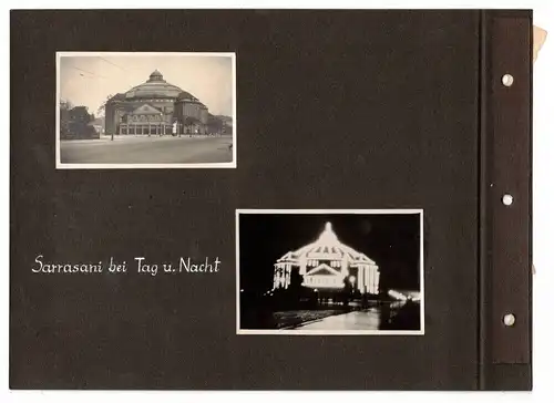 Albumseite 2 Foto Sarrasani Zirkus bei Tag und Nacht 1930er Dresden