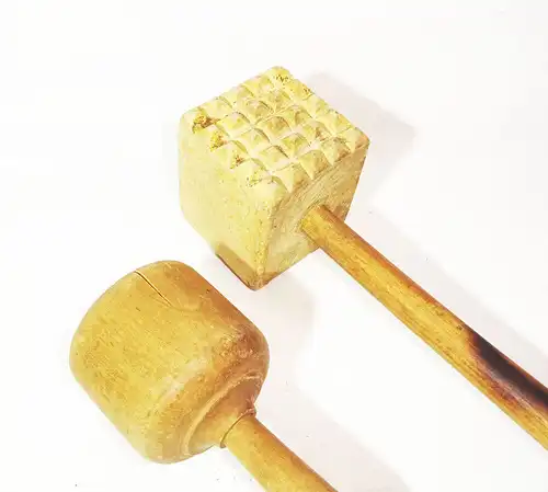 Konvolut Holz Kochlöffel Fleischklopfer Stössel Küchenhelfer Deko Vintage