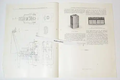 Sonderdruck Lauchhammer Lokomotiv Drehkran Edison Akkumulatoren Bergmann 1913 Ei