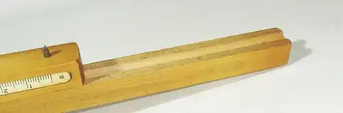 Altes Zapfenstreichmaß bis 15 cm Holz Meßschieber Meßlehre Anreißer Ulmia Ott !