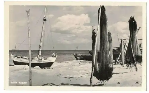 Ak Sellin Rügen Strand 1967 (A3935