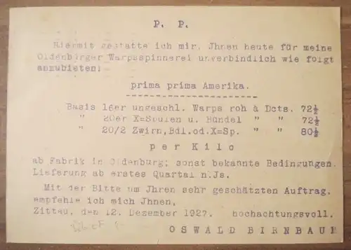 Drucksache 1927 Oswald Birnbaum Zittau DR DR DR DR