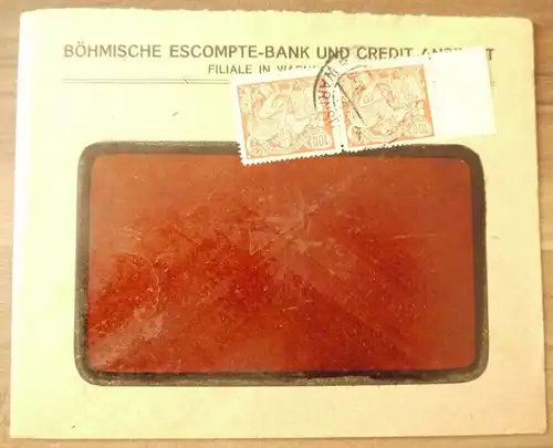 Brief Böhmische Escompte Bank und Credit Anstalt Firmenbrief