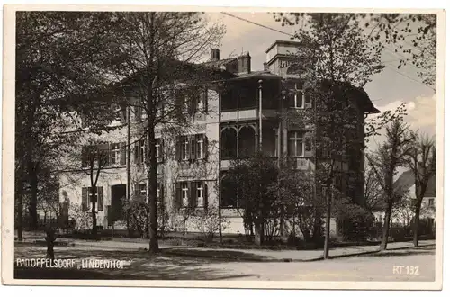 Foto Ak Bad Oppelsdorf Lindenhof Schlesien 1933 Polen