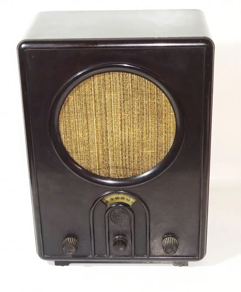 Volksempfänger VE301 W Bakelit Radio Neufeldt Kuhnke 1930er toller Zustand 0