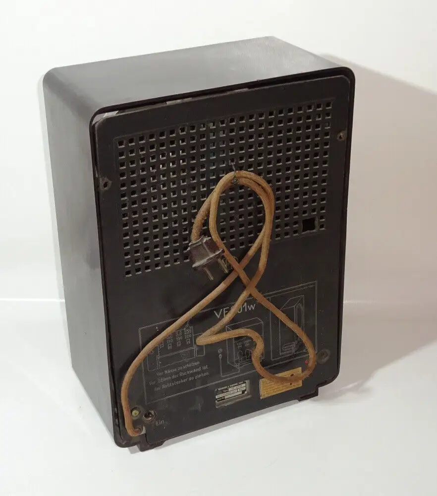 Volksempfänger VE301 W Bakelit Radio Neufeldt Kuhnke 1930er toller Zustand 2