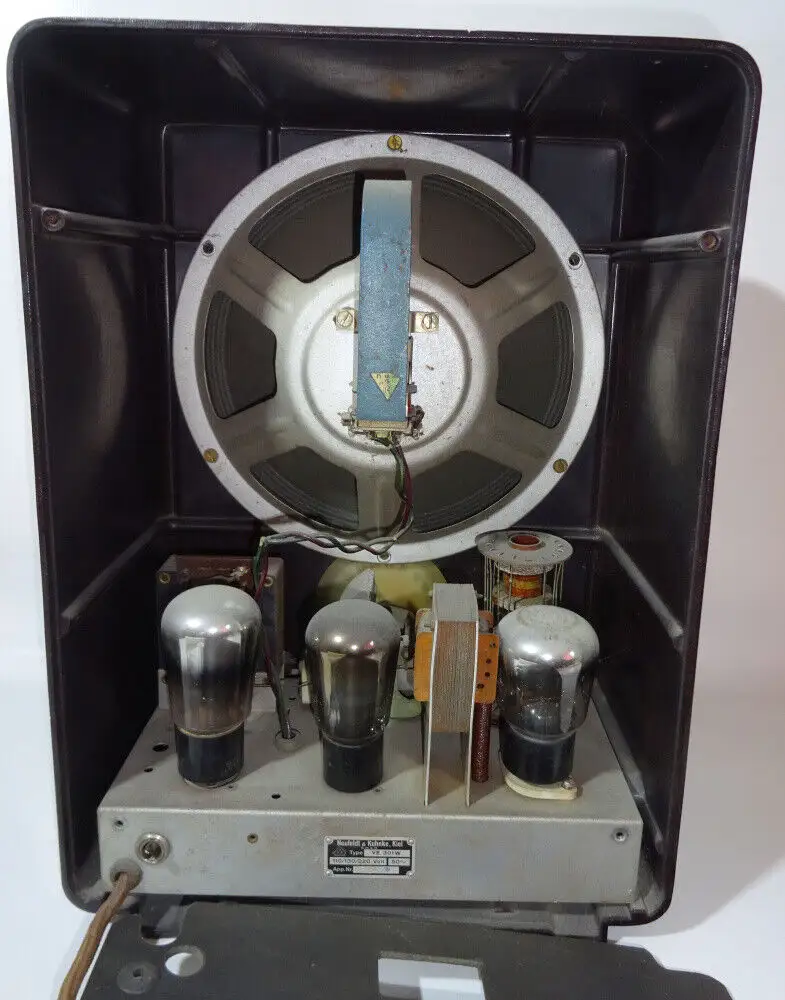 Volksempfänger VE301 W Bakelit Radio Neufeldt Kuhnke 1930er toller Zustand 5