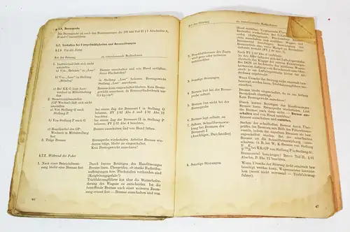 Technischer Wagendienst Zugbegleitpersonale Zugfertigsteller 1967