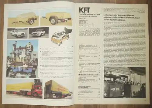 Heft DDR VEB IFA Kombinat Transporttechnik auf der Leipziger Messe 1984 Heft Aug