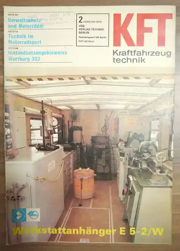 KFT Umweltschutz und Motorräder Motorradsport Wartburg 353 DDR 1976