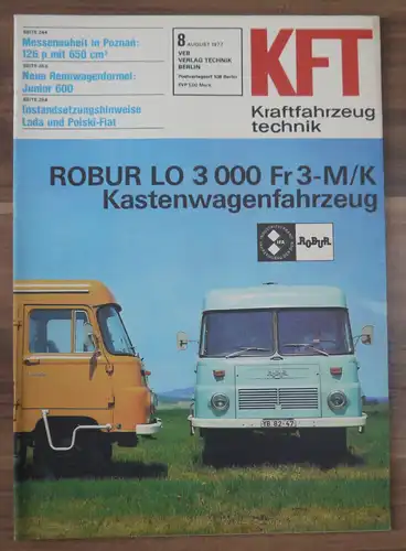 KFT Messeneuheit in Poznan 126 p mit 650 cm³ August 1977 ROBUR LO 3000