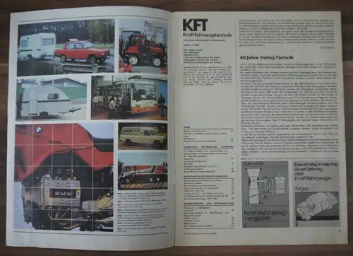 Kraftfahrzeugtechnik Heft Februar 1986 KFT Multicar 25 VEB Verlag DDR Zeitschrif