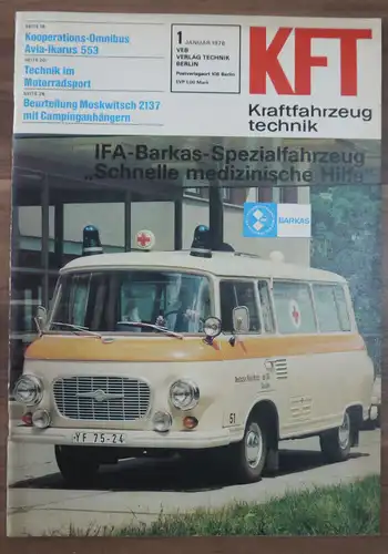Kooperations Omnibus Avia Ikarus 553 KFT Januar 1978 IFA Barkas