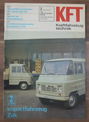 Technische Einzelheiten Skoda 105 120 Februar 1977 KFT Zeitschrift DDR