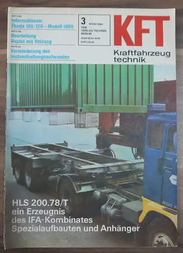 VEB Verlag KFT DDR Zeitschrift Skoda 105 120 März 1980 Beurteilung Bastei