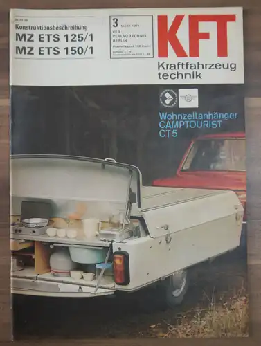 Zeitschrift DDR März 1971 Konstruktionsbeschreibung MZ ETS 125 1 150 1 KFT