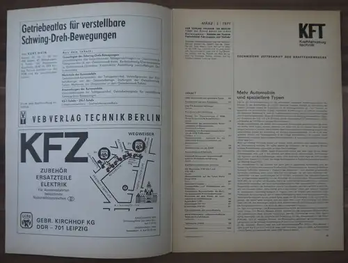 Zeitschrift DDR März 1971 Konstruktionsbeschreibung MZ ETS 125 1 150 1 KFT