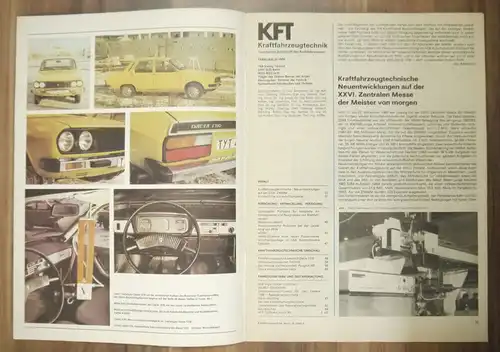 VEB Verlag KFT Zeitschrift Multicar mit Allradantrieb Februar 1984 Aerodynamik