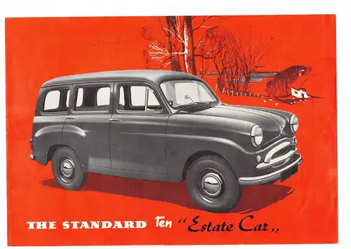 Prospekt The Standard Ten Estate Car England Standard Motor Company