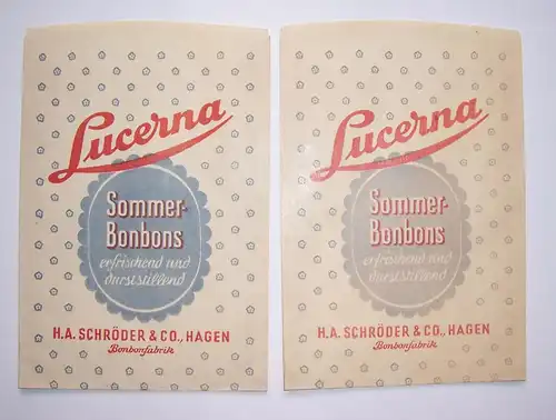 Bonbon Tüten Kaufmannstüten Lucerna Sommer Bonbons 2 St Schröder u Co Hagen
